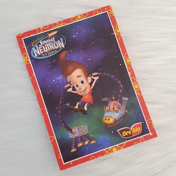 Vintage Y2K 2002 Nickelodeon Jimmy Neutron Boy Genius Collectible Playing Card
